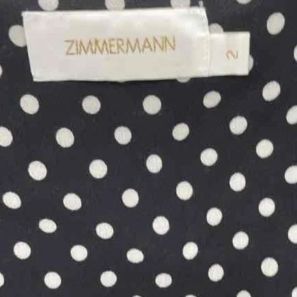Zimmermann Polka Dot Wrap Dress - Picture 2 of 10